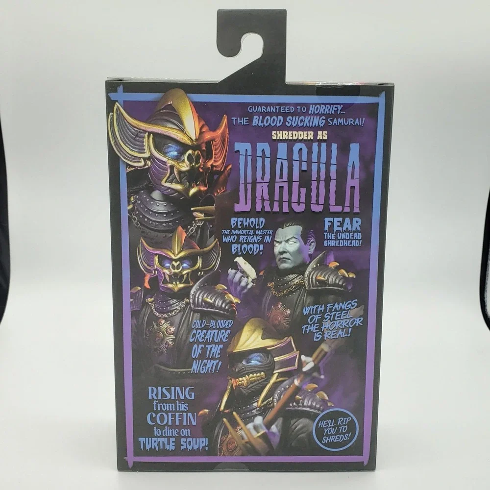 New SHREDDER DRACULA NECA Universal Monsters Ninja‎ Turtles Reel Toys